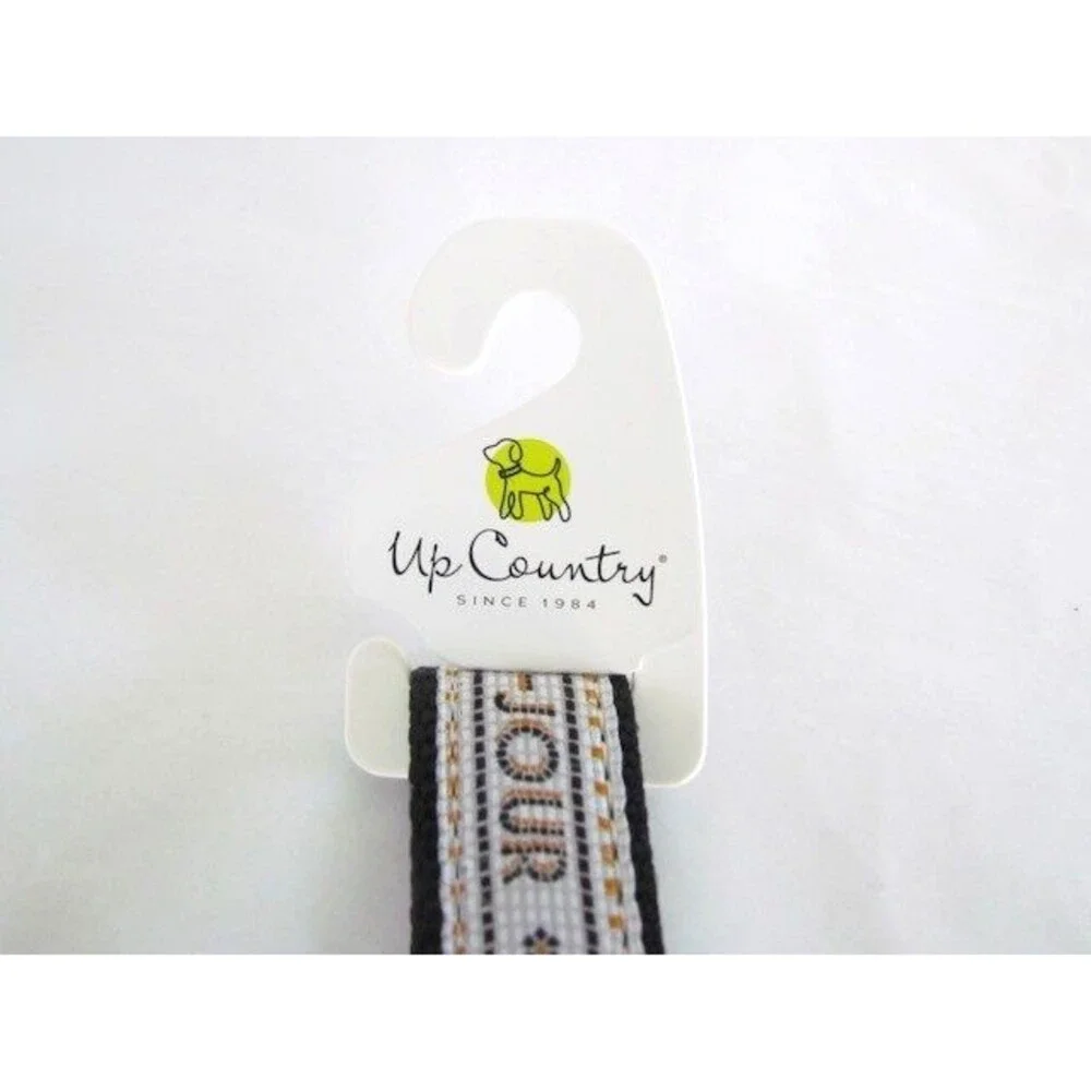 Anthropologie The Bistro Tile Dog Collar Sz S BONE JOUR NWT
